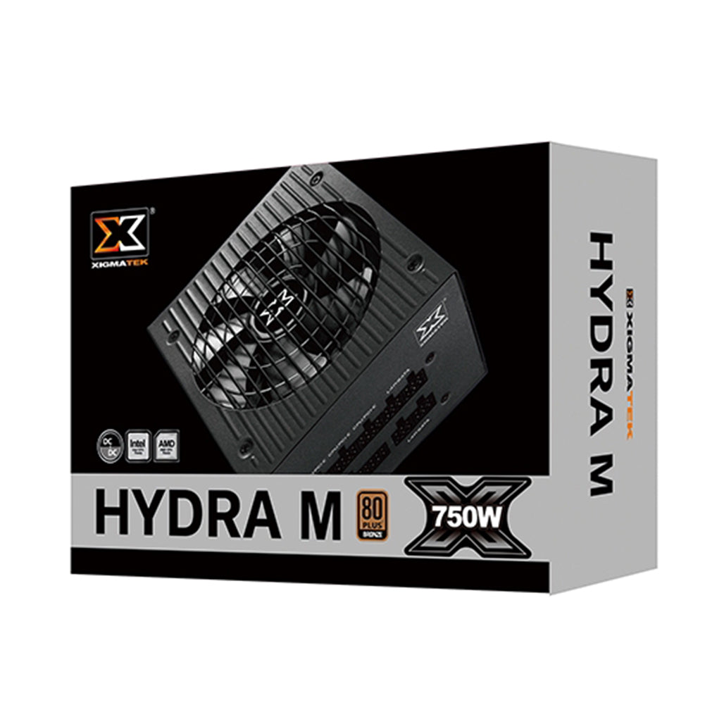 A Photo Of XIGMATEK Hydra M 750W 80+ Bronze Full Modular Power Supply – High-Performance PSU for Reliable and Efficient Power Delivery