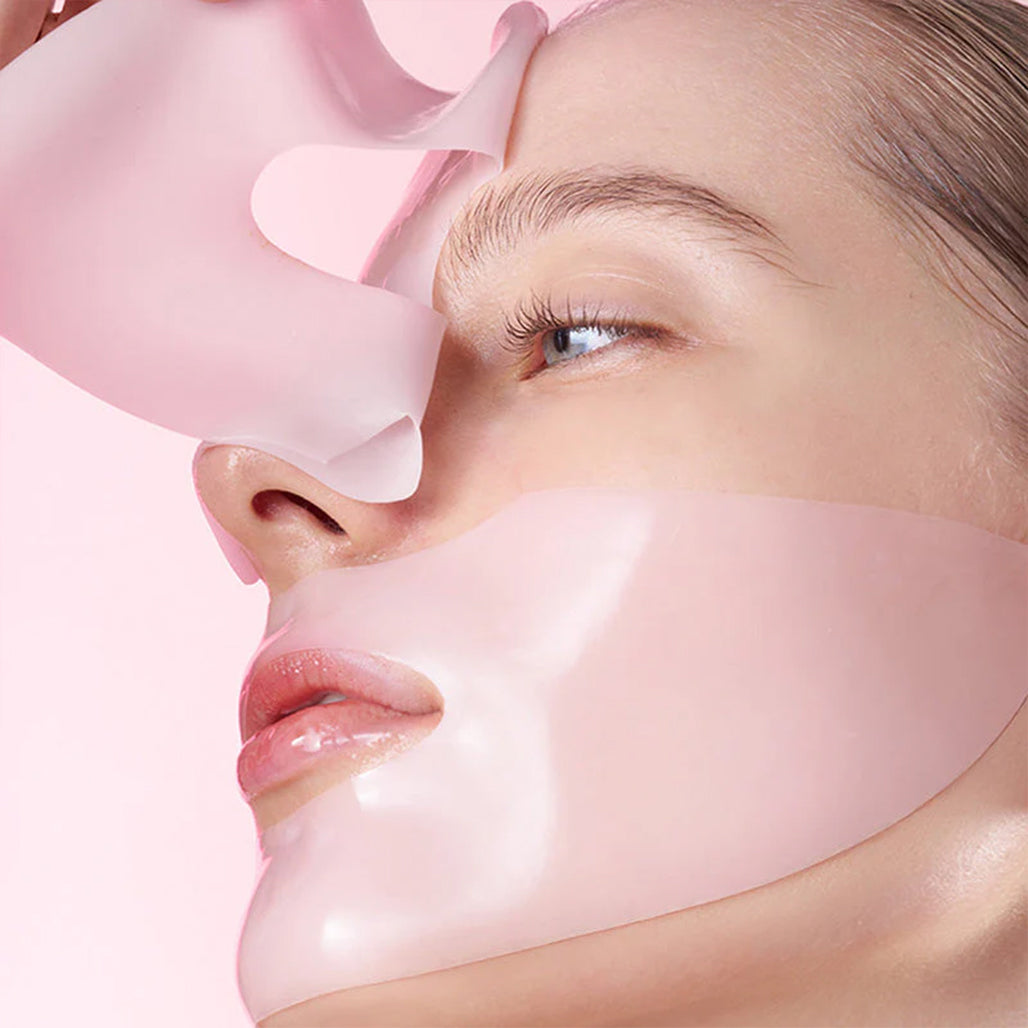 A Photo Of EQQUALBERRY Collagen Pore-Tight Up Hydrogel Mask - 4 Sheets