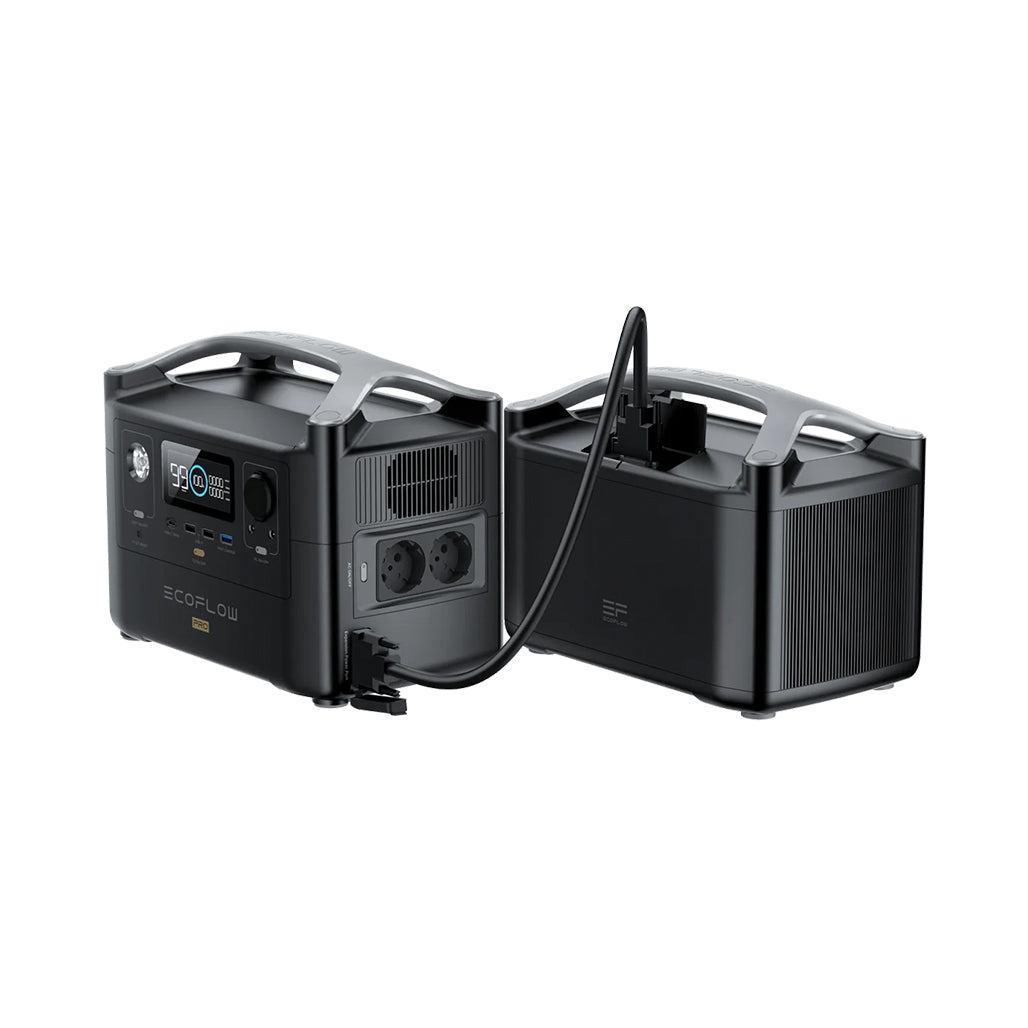 A Photo Of EcoFlow RIVER Pro Extra Battery – 720Wh Expansion for Portable Power Stations