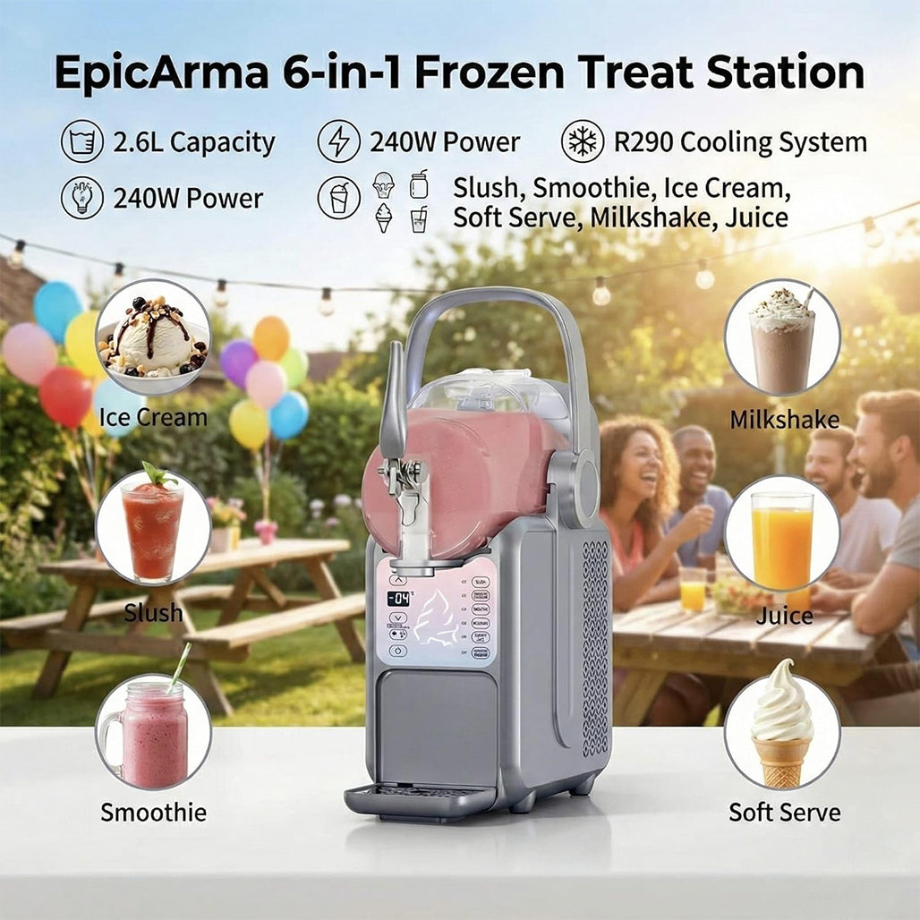 A Photo Of EpicArma 6-in-1 Ice Cream & Frozen Drink Maker 2.6L