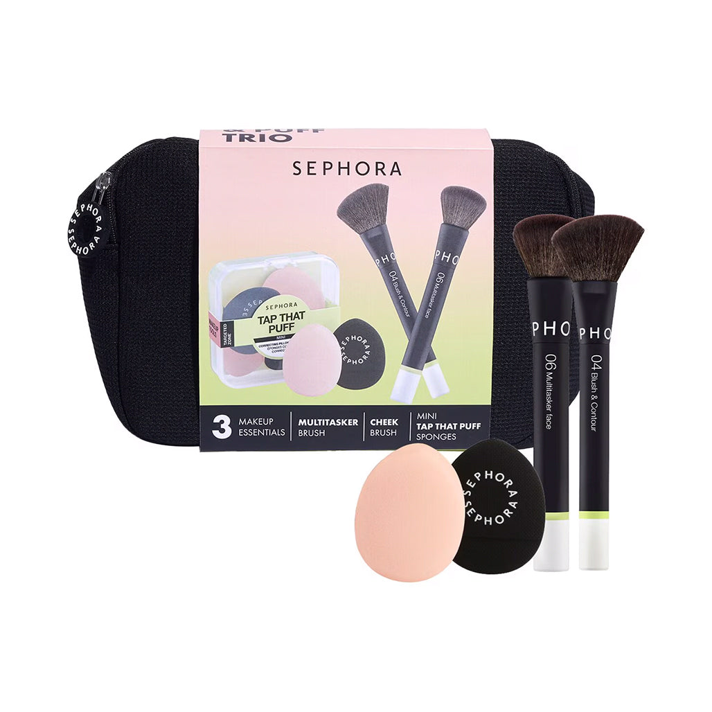 A Photo Of Sephora Buff & Puff Essential Makeup Brush Set