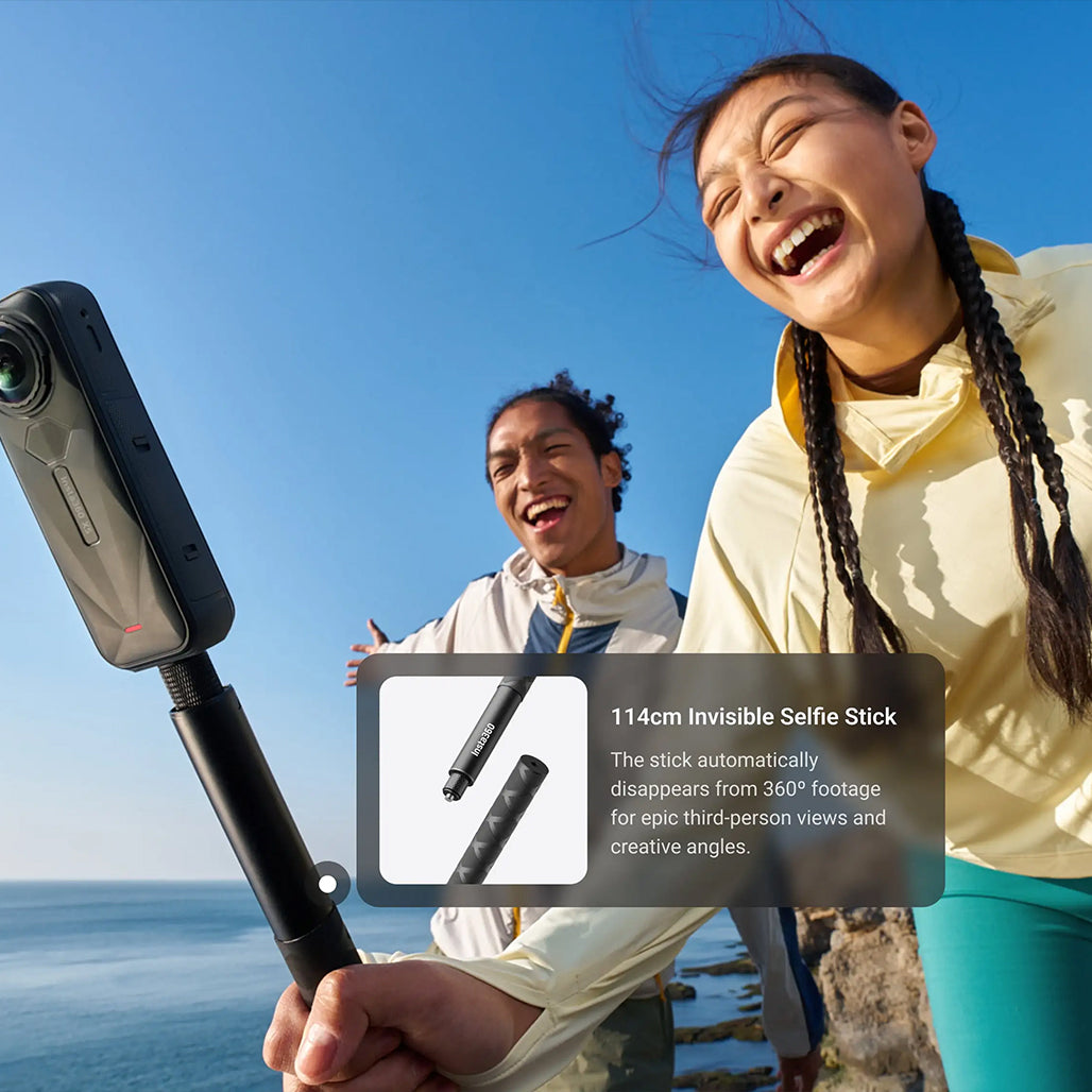 A Photo Of Insta360 X5 8K - 360° Action Camera with AI Low-Light