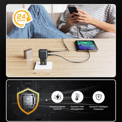 A Photo Of Voltme VITO Go EzTravel 35W GaN III Dual-Port USB-C Fast Charger - Compact Travel Charger Plug