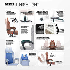 A Photo Of Fantech GC193 Gaming Chair