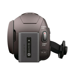 A Photo Of Sony FDR-AX45 - 4K Handycam Camcorder - Bronze Brown