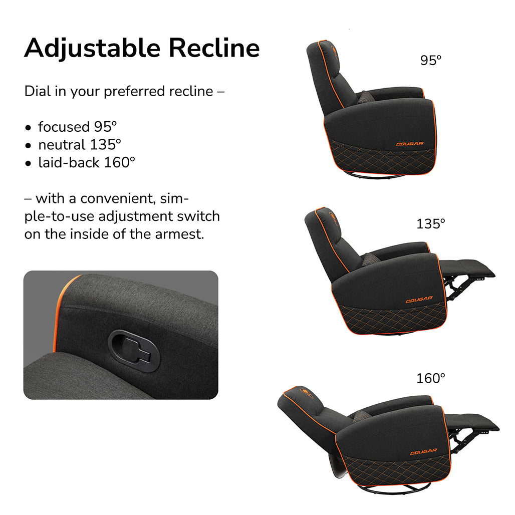 A Photo Of Cougar Fidom Gaming Sofa: Dynamic Comfort for Ultimate Relaxation