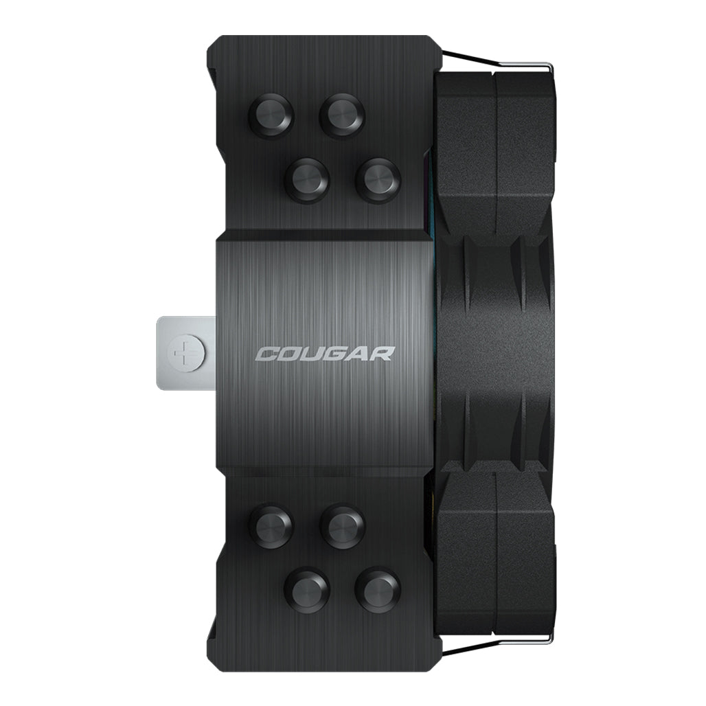 A Photo Of Cougar FORZA 50 - ARGB Premium Single Tower Air Cooler for AMD & Intel CPUs - Efficient & Quiet Cooling