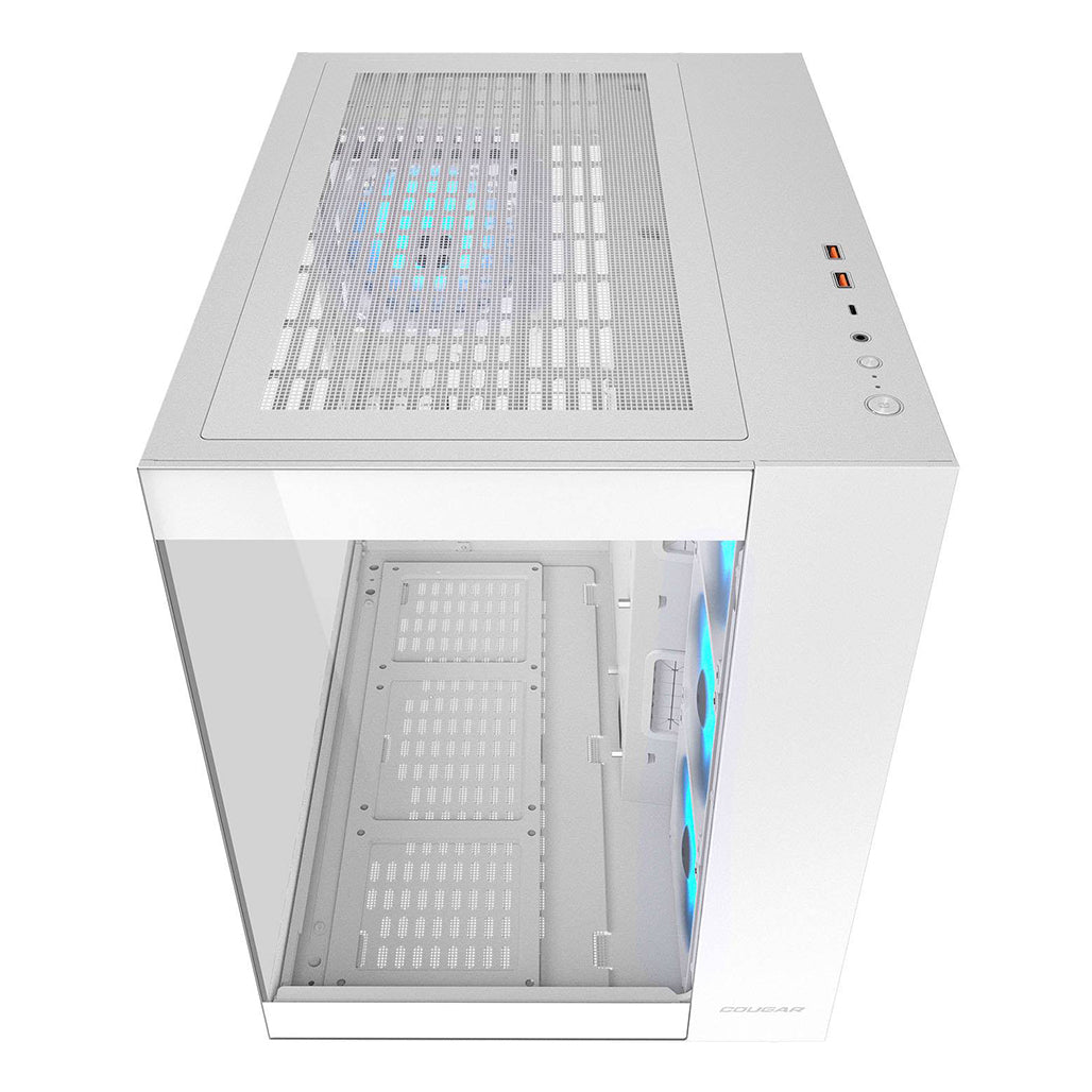 A Photo Of Cougar FV150 RGB | Dual-Chamber Mid-Tower with ARGB and High GPU Support