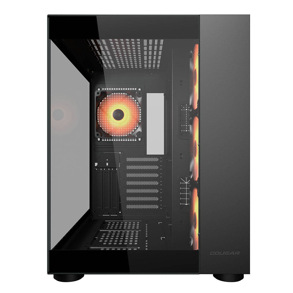 A Photo Of Cougar FV150 RGB | Dual-Chamber Mid-Tower with ARGB and High GPU Support