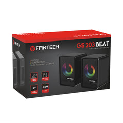 A Photo Of Fantech BEAT GS203 - USB 2.0 RGB Gaming Music Speaker