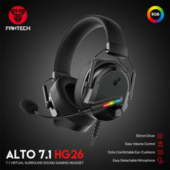 A Photo Of Fantech HG26 Alto 7.1 - Gaming Headset with Virtual 7.1 Surround Sound