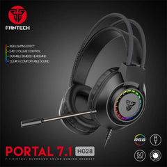 A Photo Of Fantech HG28 Portal 7.1 - Gaming Headset with RGB Lighting