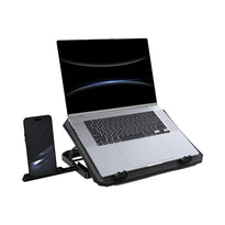 Fantech NC14 Notebook Cooler with RGB Rainbow Lighting and Adjustable Phone Holder
