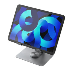 A Photo Of Momax Fold Stand Swivel Tablet Holder - 360° Rotatable with Ultra-Stable Design for 10.5 to 12.9-Inch Tablets