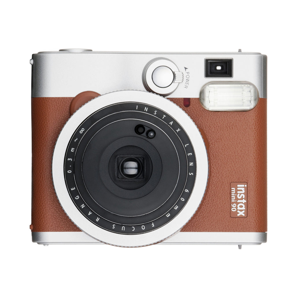 A Photo Of Fujifilm Instax Mini 90 Neo Classic - Instant Camera - Brown