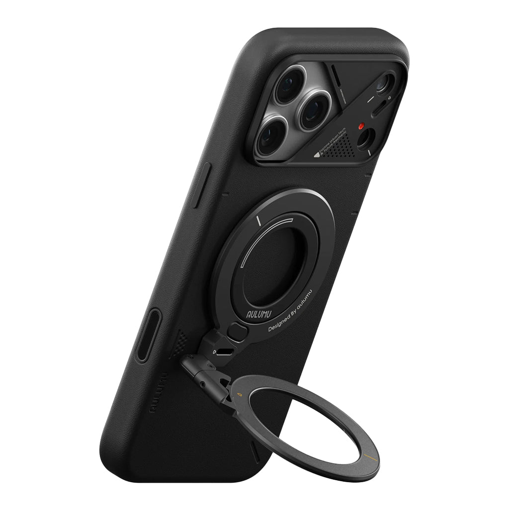 A Photo Of AULUMU G09 Infinite 360° MagSafe Phone Stand with 3-Axis Rotation