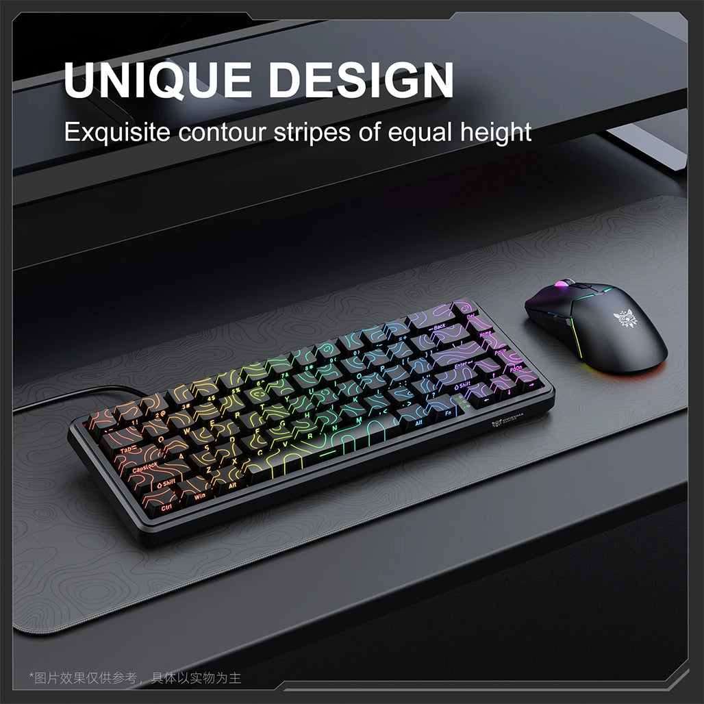 A Photo Of Onikuma G67 RGB Gaming Keyboard