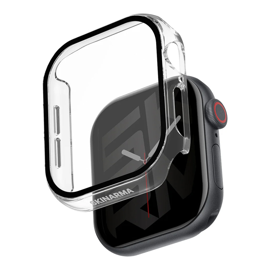 A Photo Of Skinarma GADO Slim Protective Case for Apple Watch Series 10 - 46mm with Tempered Glass Shield