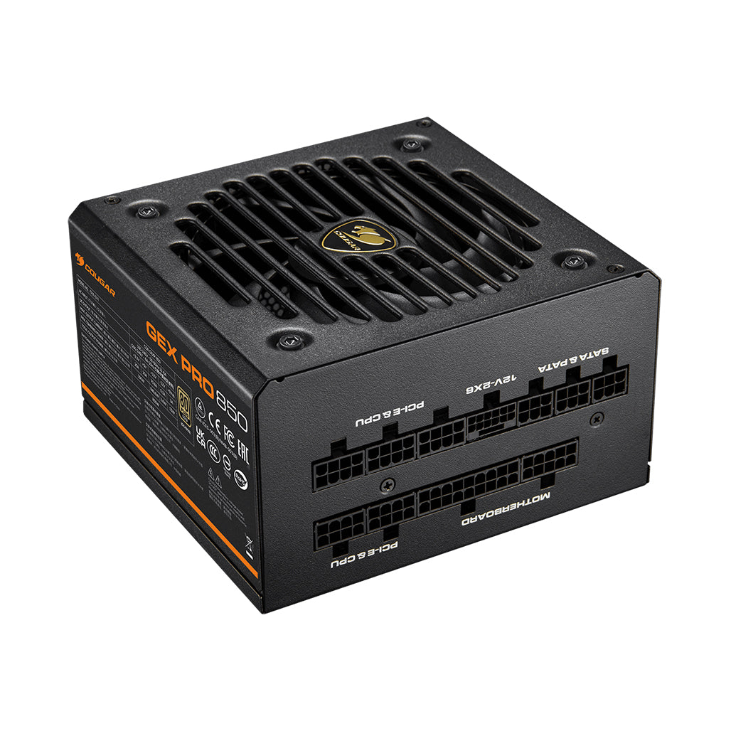 A Photo Of COUGAR GEX PRO 650W/750W/850W Power Supply – 80 PLUS Gold, PCIe 5.1 Support, HDB Fan, Fully Modular, Efficient & Silent Performance