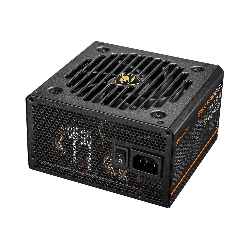 A Photo Of COUGAR GEX PRO 650W/750W/850W Power Supply – 80 PLUS Gold, PCIe 5.1 Support, HDB Fan, Fully Modular, Efficient & Silent Performance
