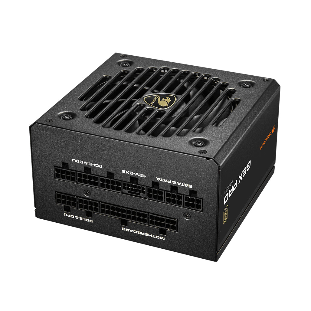 A Photo Of COUGAR GEX PRO 650W/750W/850W Power Supply – 80 PLUS Gold, PCIe 5.1 Support, HDB Fan, Fully Modular, Efficient & Silent Performance