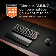 A Photo Of Glorious GMMK 3 75% Mechanical Gaming Keyboard with Arabic Keys – Red Switch, Hot-Swappable, RGB Backlit