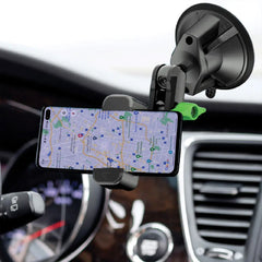 A Photo Of Green Lion GX-19 Universal Phone Holder – Durable, Adjustable, and Secure Mount for Smartphones – Black
