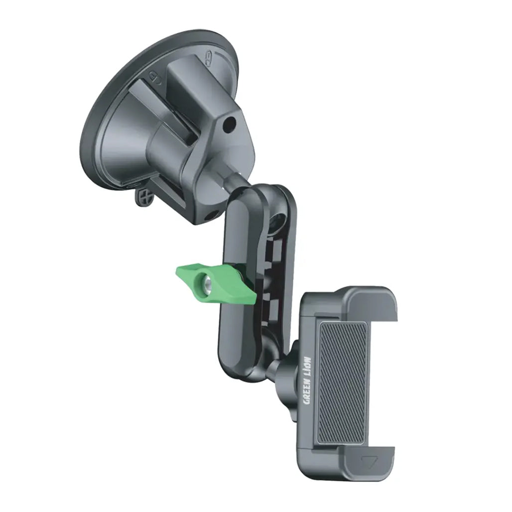 A Photo Of Green Lion GX-19 Universal Phone Holder – Durable, Adjustable, and Secure Mount for Smartphones – Black