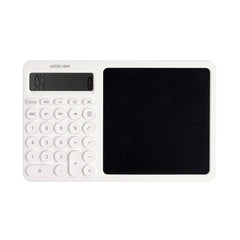 A Photo Of Green Lion CalcWrite Pro Calculator-Writing Pad Combo - White