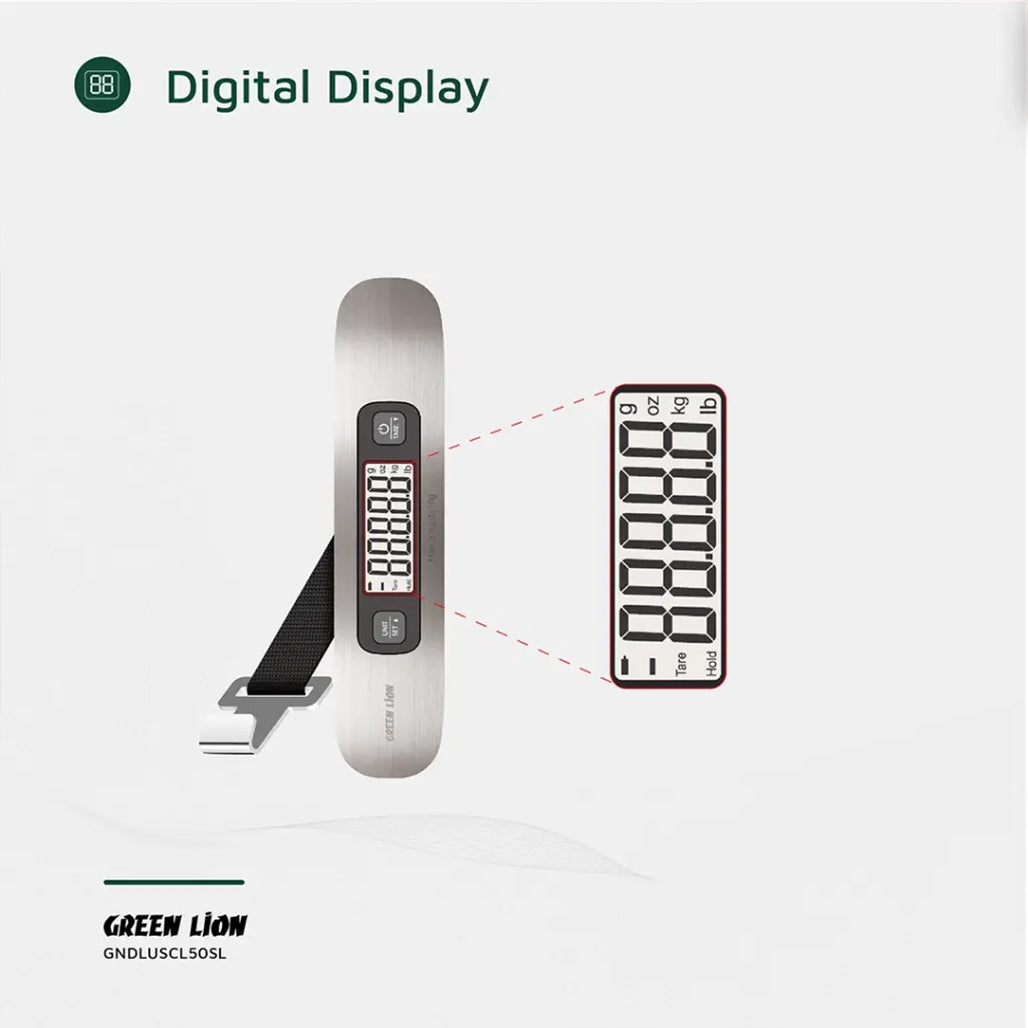 A Photo Of Green Lion Digital Luggage Scale - Silver