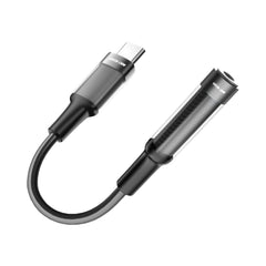 A Photo Of Green Lion Earphone Adapter USB-C to 3.5 Aux 12CM - Black