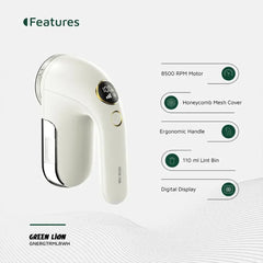 A Photo Of Green Lion ErgoTrim Digital Fabric Remover - White