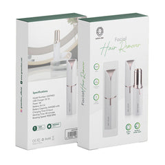 A Photo Of Green Lion GNFHAIRRMWH 9000RPM USB Charging Facial Hair Remover 350mAh