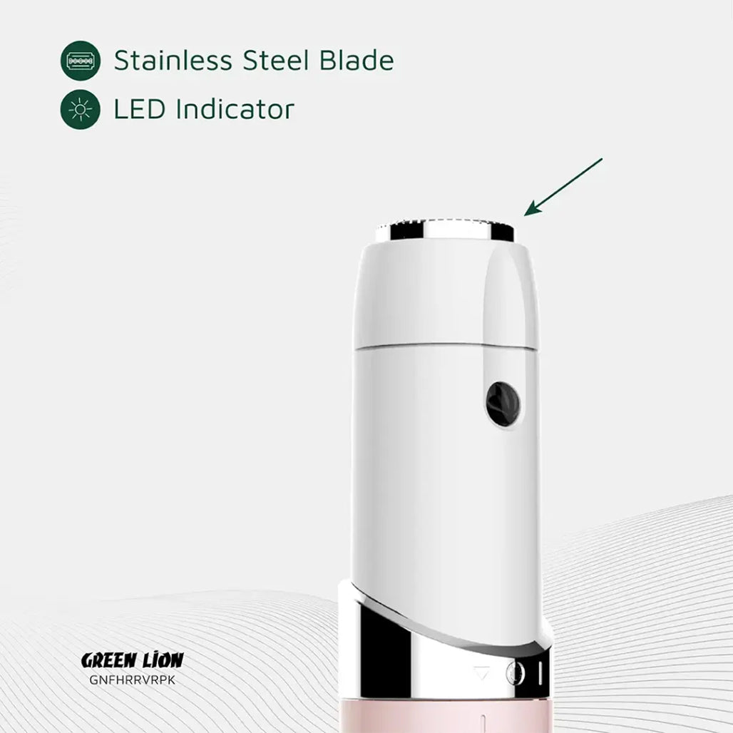 A Photo Of Green Lion Facial Hair Remover - Pink