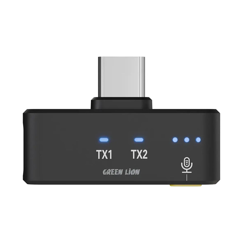A Photo Of Green Lion GM-93X Wireless Microphone for Type-C Devices