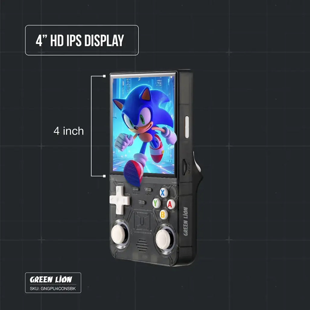 A Photo Of Green Lion GP Ultra 4 Gaming Console - Black