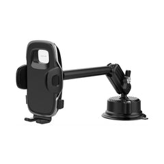 A Photo Of Green Lion GX-38 Universal Suction Phone Holder – 360° Adjustable Car Mount with Washable Suction Cup, 1.5kg Load, for Windshield, Dashboard & Window – Black