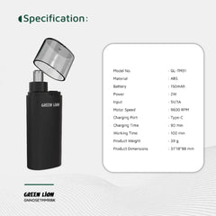 A Photo Of Green Lion Nose Pro Nose and Ear Trimmer – Black