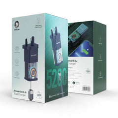 A Photo Of Green Lion Powerbank & GaN Charger 5200mAh