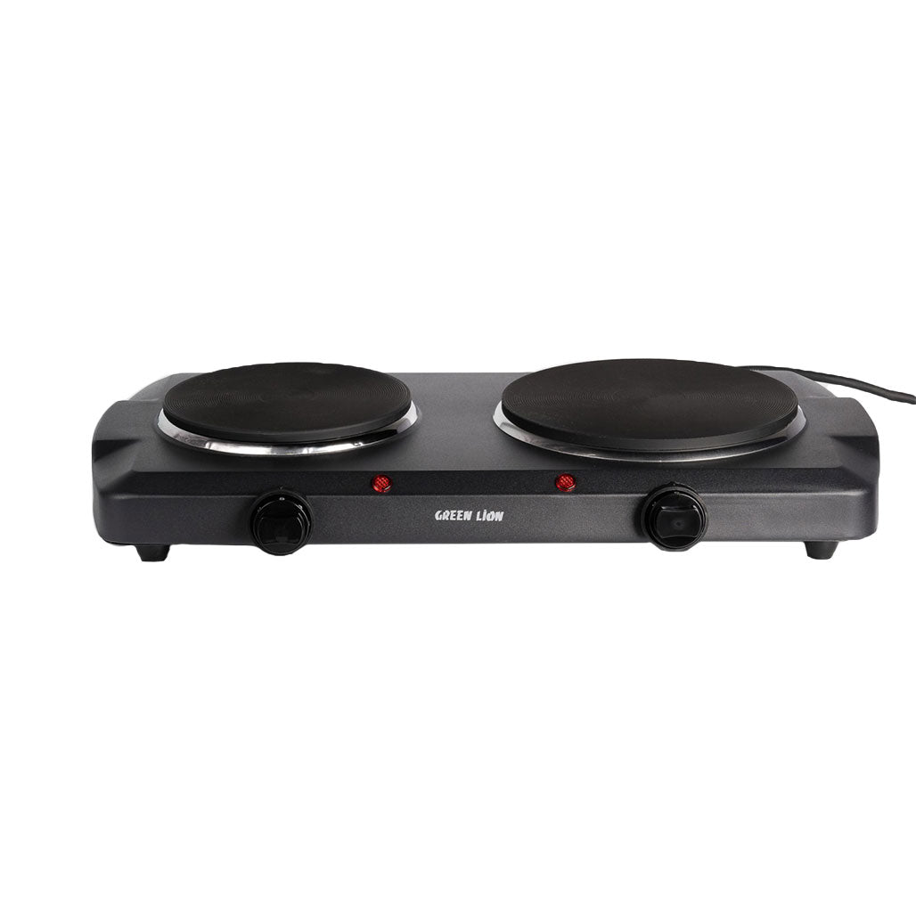 A Photo Of Green Lion Portable Dual Electric Stove 2500W -Black