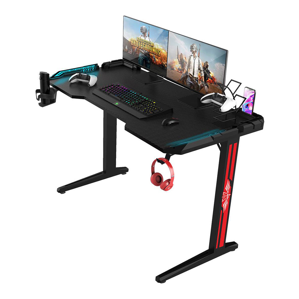 A Photo Of Green Lion RGB Gaming Desk