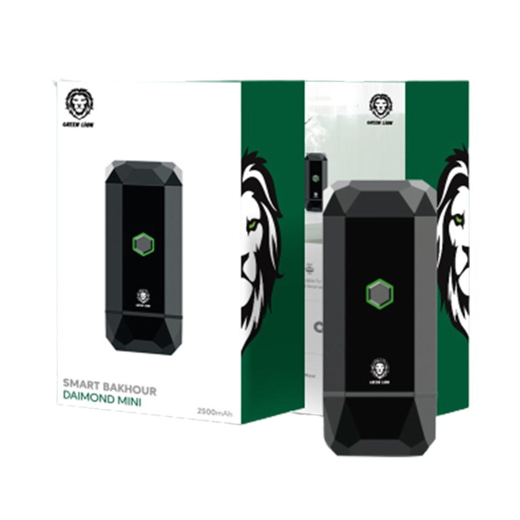 A Photo Of Green Lion Smart Diamond Bakhour 2500mAh - Black