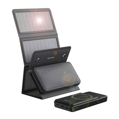A Photo Of Green Lion SolarMax Power Bank 10000mAh PD 20W - Black