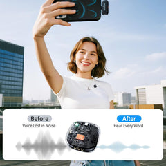 A Photo Of Godox C01 Kit 2 - Wireless Lavalier Microphone