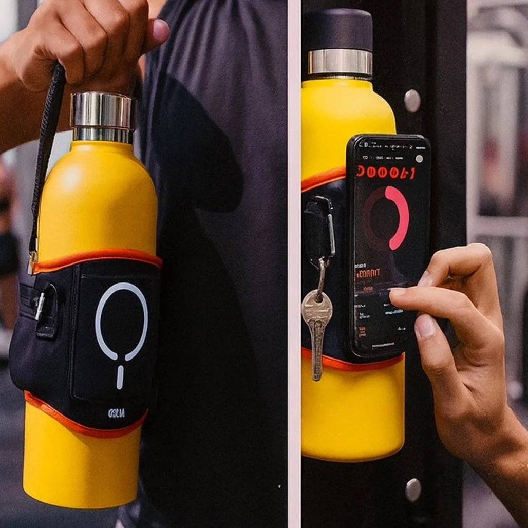 A Photo Of Goji Magnetic Water Bottle Storage Bag