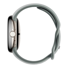 A Photo Of Google Pixel Watch 2 - Champagne Gold Aluminum Case / Hazel Active Band