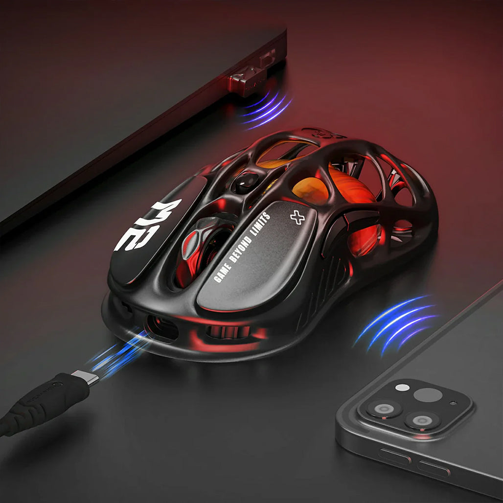 A Photo Of GravaStar Mercury M2 Gaming Mouse - Stealth Black | PAW3395