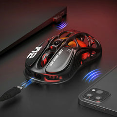 A Photo Of GravaStar Mercury M2 Gaming Mouse - Stealth Black | PAW3395