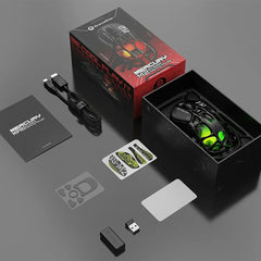 A Photo Of GravaStar Mercury M2 Gaming Mouse - Stealth Black | PAW3395