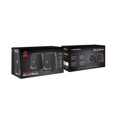 A Photo Of Fantech HELLSCREAM GS205 - Portable RGB Gaming and Music Speaker